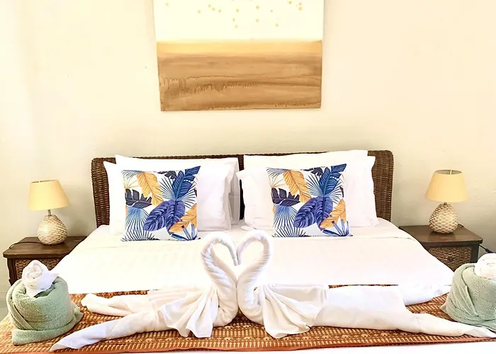 Beachfront Villa Charmant With Private Pool